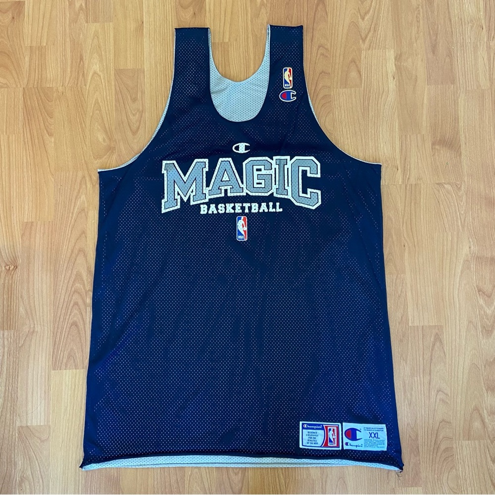 Vintage Authentic Champion Men NBA Orlando Magic Reversible Practice Jersey XXL